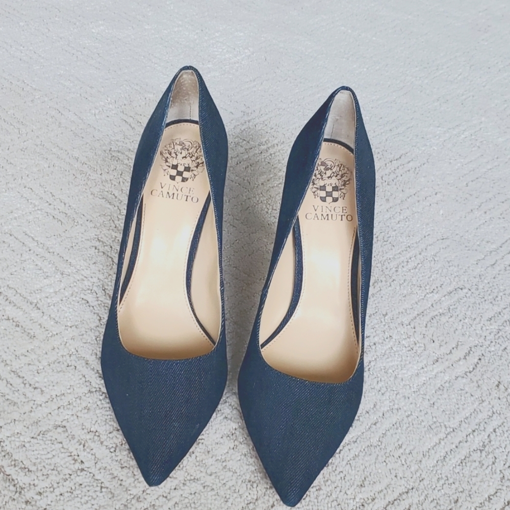 Vince Camuto denim pumps size 38.5